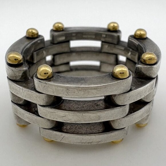 Tiffany & Co Gate Ring 750 Silver - Picture 2 of 5